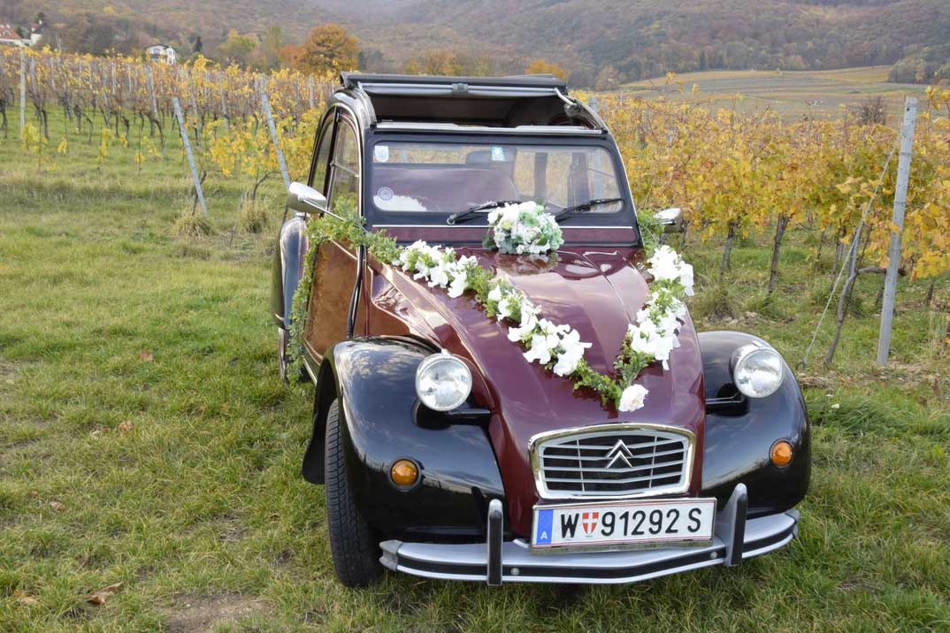 Citroen Ente CV6 - Westerwald Hochzeit